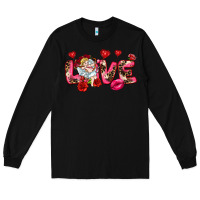 Black Love Valentine's Day Long Sleeve Tee - HowdyJamesFarm