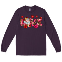 Plum Love Valentine's Day Long Sleeve Tee - HowdyJamesFarm