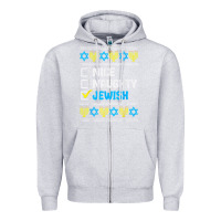 Heather Grey nice naughty jewish ugly hanukkah sweater chanukah jew gift premium t Zipper Hoodie - minhPixels