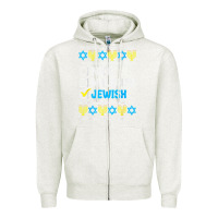 Oatmeal Heather nice naughty jewish ugly hanukkah sweater chanukah jew gift premium t Zipper Hoodie - minhPixels