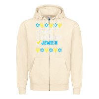 Sandshell nice naughty jewish ugly hanukkah sweater chanukah jew gift premium t Zipper Hoodie - minhPixels