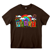 Chocolate Brown pride Heavy Core Tee - LillyAllenDesigns