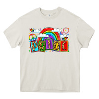 Cream pride Heavy Core Tee - LillyAllenDesigns