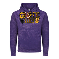 Cloud Purple Game day yellow and black team color Vintage Hoodie - HowdyJamesFarm