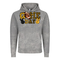 Game Day Yellow And Black Team Color Vintage Hoodie | Teevron