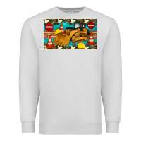 Dove Grey bulldozer sippy Premium Sweatshirt - Artiststas
