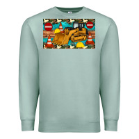 Seafoam bulldozer sippy Premium Sweatshirt - Artiststas