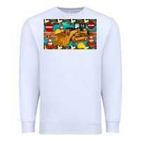 White bulldozer sippy Premium Sweatshirt - Artiststas
