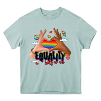 Arona equality hurts no one lgbtq hands Heavy Core Tee - LillyAllenDesigns