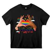 Black equality hurts no one lgbtq hands Heavy Core Tee - LillyAllenDesigns
