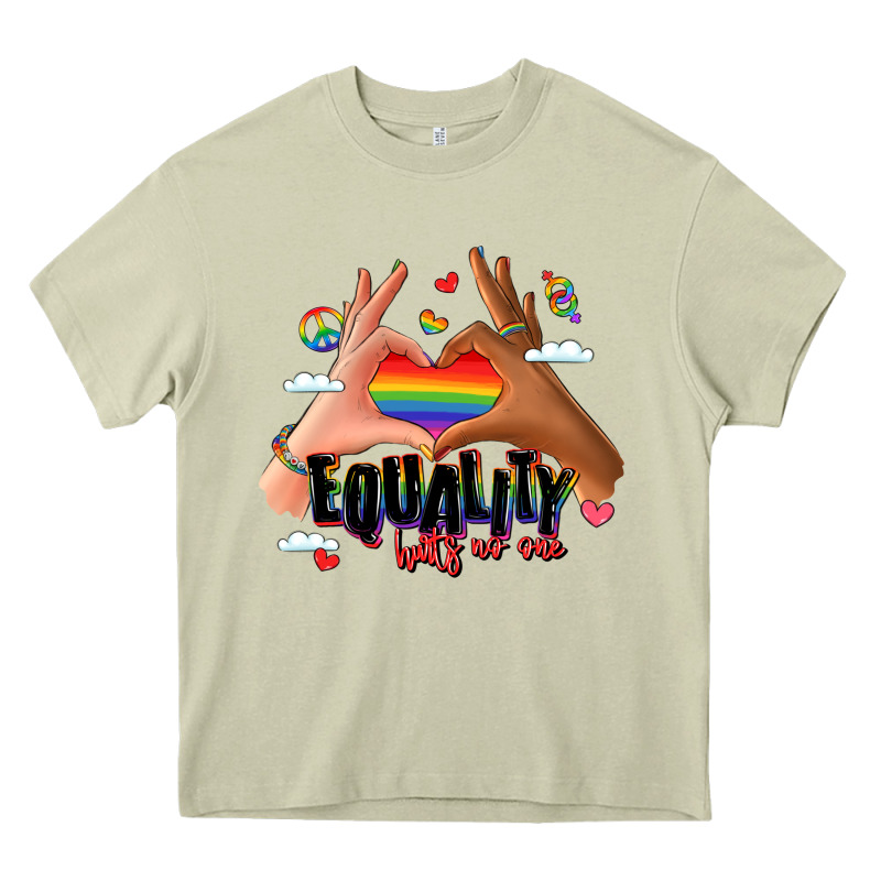 Equality Hurts No One Lgbtq Hands Heavy Core Tee by LillyAllenDesigns | Teevron