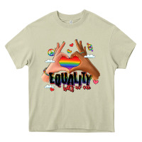 Mossy equality hurts no one lgbtq hands Heavy Core Tee - LillyAllenDesigns
