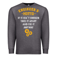 Charcoal Heather engineer engineering mechanical profession electrical gift Premium Sweatshirt - minhPixels
