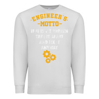Dove Grey engineer engineering mechanical profession electrical gift Premium Sweatshirt - minhPixels