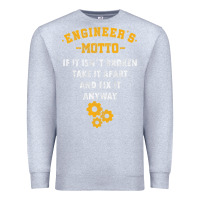 Heather Grey engineer engineering mechanical profession electrical gift Premium Sweatshirt - minhPixels