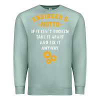 Seafoam engineer engineering mechanical profession electrical gift Premium Sweatshirt - minhPixels