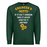Sports Green engineer engineering mechanical profession electrical gift Premium Sweatshirt - minhPixels