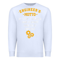White engineer engineering mechanical profession electrical gift Premium Sweatshirt - minhPixels