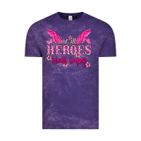 Cloud Purple Not all heroes wear capes Cancer Awareness Vintage Tee - HowdyJamesFarm