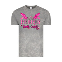 Cloud Rock Not all heroes wear capes Cancer Awareness Vintage Tee - HowdyJamesFarm