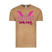 Not All Heroes Wear Capes Cancer Awareness Vintage Tee | Teevron