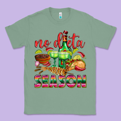 No Dieta Season Classic Tee Designed By Texasbilliewilder