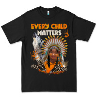 Black every child matters child and wolf Premium Tee - BarkalooDesign