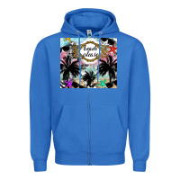 True Royal Beach Please Zipper Hoodie - CowhideDigitalArt