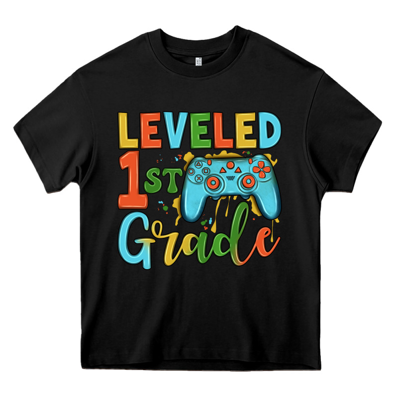 Leveled 1 St Grade Heavy Core Tee by JahusDesignShop | Teevron