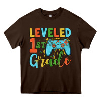 Chocolate Brown leveled 1 st grade Heavy Core Tee - JahusDesignShop