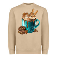 Chocolate And Coffee Heavyweight Sweatshirt | Teevron