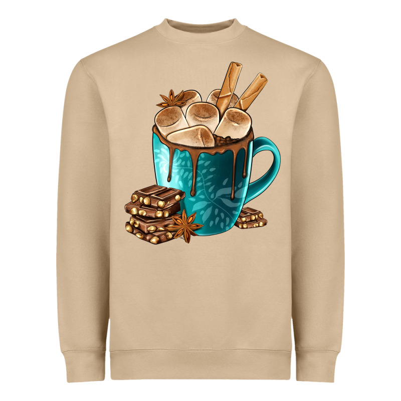 Chocolate And Coffee Heavyweight Sweatshirt by FaDigitalArtStudio | Teevron