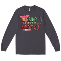 Smoke cowgirl nursing is a work of heart Long Sleeve Tee - CowGirlArtShop