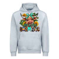Heather Grey just a little dramatic Urban Hoodie - AdoDesignShop