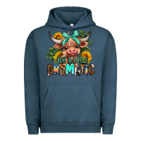Pigment Midnight Navy just a little dramatic Urban Hoodie - AdoDesignShop