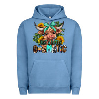 Pigment Pebble Blue just a little dramatic Urban Hoodie - AdoDesignShop