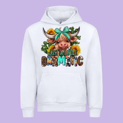 Just A Little Dramatic Urban Hoodie Designed By Adodesignshop