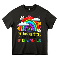 Asphalt if being gay was a choice i'd be gayer lol Heavy Core Tee - LillyAllenDesigns