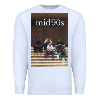 White mid 90s movie Premium Sweatshirt - minhPixels