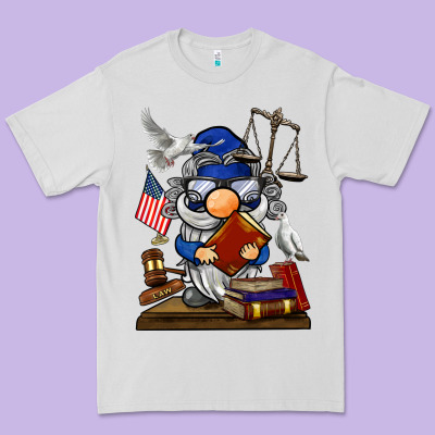 Judge  Gnome Premium Tee Designed By Barkaloodesign