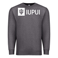Charcoal Heather IUPUI, Indiana University Premium Sweatshirt - minhPixels