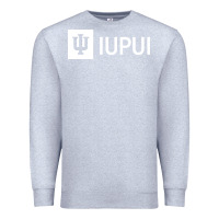 Heather Grey IUPUI, Indiana University Premium Sweatshirt - minhPixels