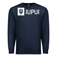 Navy IUPUI, Indiana University Premium Sweatshirt - minhPixels