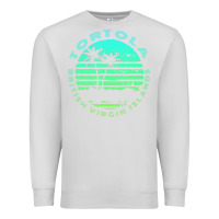 Dove Grey Bvi Tortola British Caribbean Island Souvenir Premium Sweatshirt - minhPixels