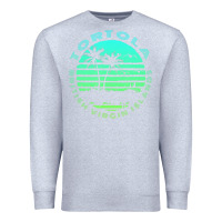 Heather Grey Bvi Tortola British Caribbean Island Souvenir Premium Sweatshirt - minhPixels
