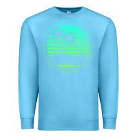 Ocean Blue Bvi Tortola British Caribbean Island Souvenir Premium Sweatshirt - minhPixels