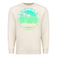 Sandshell Bvi Tortola British Caribbean Island Souvenir Premium Sweatshirt - minhPixels