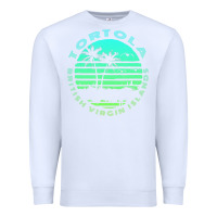 White Bvi Tortola British Caribbean Island Souvenir Premium Sweatshirt - minhPixels