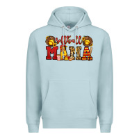 Blue Mist softball mama Premium Hoodie - Jasminsmagicworld