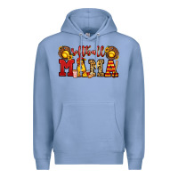 Colony Blue softball mama Premium Hoodie - Jasminsmagicworld